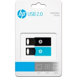 Pendrive HP v212w 64Gb USB 2.0 Pack 2 (HPFD212-64-TWIN)