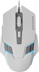 Imagen de Ratón Mars Gaming Óptico RGB USB 4000dpi Blanco(MM024W)