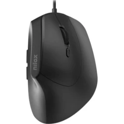 Imagen de Ratón Vertical NILOX USB-A 3600dpi Negro (MOUSB3013)