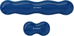 Imagen de Reposamuñecas SUBBLIM Ergo Pack 2 Azul (SUBMP-04E060)