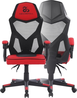 Silla Gaming Newskill Eros Roja (NS-EROS-REDBL)