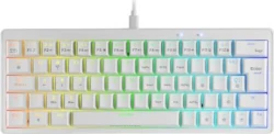 Imagen de Teclado Mars Gaming RGB USB-C Blanco (MKMINIPROWBRES)
