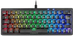 Imagen de Teclado Mars Gaming RGB USB-C Negro (MKMINIPROBES)