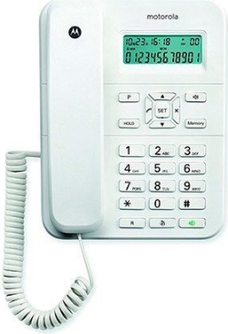 Tel&eacute;fono Fijo Motorola CT202 Blanco (107CT202WHITE)