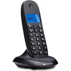 Tel&eacute;fono Inal&aacute;mbrico Motorola C1001CB+ LCD DECT Negro