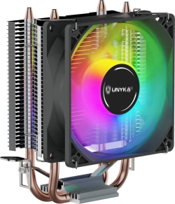 Ventilador UNYKA UNYCOOL H20 ARGB 90mm Gris (UK322101)