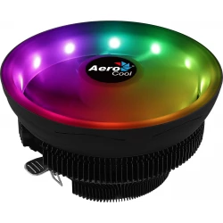Imagen de Ventilador CPU AEROCOOL 120mm 110W RGB Negro (COREPLUS)