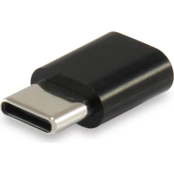 Adaptador EQUIP USB-C/M a mUSB-B/H Negro (EQ133472)