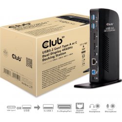 Docking Station Club 3D USB3.0 A/C Dual 4K (CSV-1460) [foto 1 de 9]