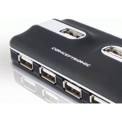 HUB CONCEPTRONIC 7 puertos USB2 Blanco (C7USB2W) [foto 1 de 3]