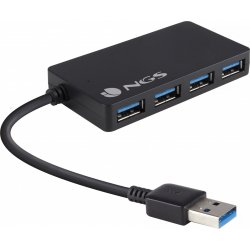 Hub NGS USB-A 3.0 a 4xUSB-A 3.0 Negro (IHUB3.0) [foto 1 de 6]