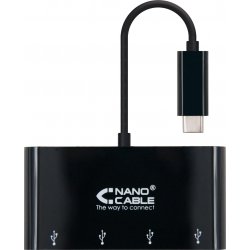 Imagen de Nanocable USB-C/M-USB3.0/H Negro (10.16.4401-BK)