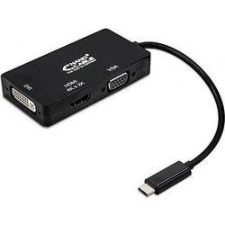 Nanocable USB-C/M-VGA/DVI/HDMI/H Negro (10.16.4301-BK) [foto 1 de 4]