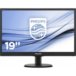Imagen de Monitor PHILIPS 19`` LED HD VGA 5ms Negro (193V5LSB2)