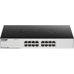 Switch D-Link 16xRJ45 GbE Rack 1U Negro (GO-SW-16G)