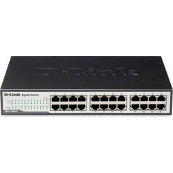 Switch D-Link 24xRJ45 GbE Rack 1U Negro (DGS-1024D)