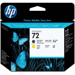 Cabezal de Impresi&oacute;n HP 72 Negro Mate/Amarillo (C9384A)