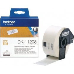 Etiquetas de Direcci&oacute;n BROTHER 38x90mm 400U (DK-11208)