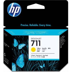 Tinta HP DesignJet 711 Amarillo Pack 3 29ml (CZ136A) [foto 1 de 9]