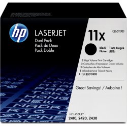 Imagen de Toner HP LaserJet 11X Pack 2 Negro 12000 pág (Q6511XD)