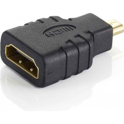 Adaptador EQUIP Micro HDMI/M a HDMI/H Negro (EQ118915)