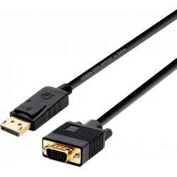 Cable AISENS Displayport/M a VGA/M 2m Negro (A125-0365) [foto 1 de 3]