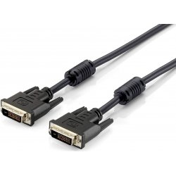 Cable EQUIP DVI-D/M a DVI-D/M 1.8m Negro (EQ118932)
