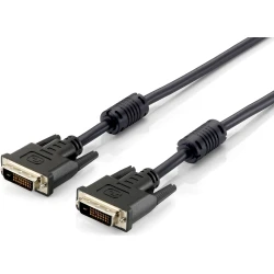 Cable EQUIP DVI-D/M a DVI-D/M 3m Negro (EQ118933)
