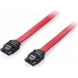 Cable EQUIP SATA3/M a SATA3/M 1m Rojo/Negro (EQ111901)