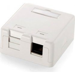 Caja de Superficie EQUIP para 2 Rosetas (EQ125122)