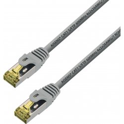 Latiguillo AISENS RJ45 Cat.7 SFTP 5m Gris (A146-0337)