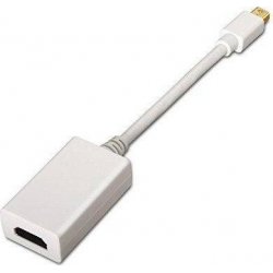 Imagen de Nanocable Mini DP/M a HDMI/H 15cm Blanco (10.16.0102-W)