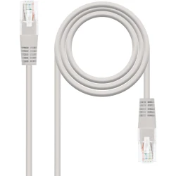 Imagen de Nanocable RJ45 Cat.5e UTP AWG24 1.0m Gris (10.20.0101)
