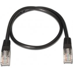 Imagen de Nanocable RJ45 Cat5e UTP AWG24 1m Negro (10.20.0101-BK)