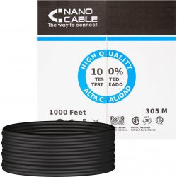 Nanocable RJ45 Cat5e UTP AWG24 305m (10.20.0304-EXT-BK)