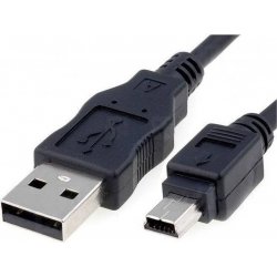 Nanocable USB-A/M a Mini USB/M 0.5m Negro (10.01.0400)