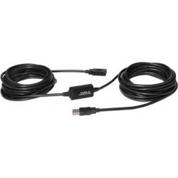 Nanocable USB-A/M a USB-A/H 15m Negro (10.01.0213)