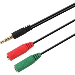 Cable AISENS Adaptador audio jack3.5/M-H (A128-0354) [foto 1 de 2]