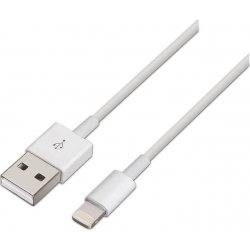 Cable AISENS Lightning/M a USB-A/M 1m Blanco(A102-0035)