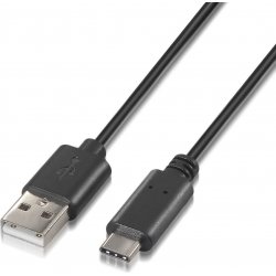 Cable AISENS USB2.0 3A Tipo C/M-A/M 1m (A107-0051) [foto 1 de 3]