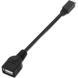 Cable AISENS USB2.0 OTG Micro B/M-A/H 15cm (A101-0031) [foto 1 de 2]