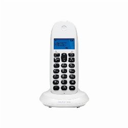 TELEFONO MOTOROLA C1001 CALL BLOCKING DECT WIRELESS WHITE