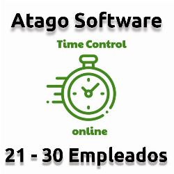 TIME CONTROL DE PRESENCIA ATAGO EN LA NUBE 21-30 EMPLEADOS ( ANUAL )