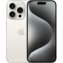 Apple iPhone 15 Pro 15,5 cm (6.1``) SIM doble iOS 17 5G USB Tipo C 256 GB Titanio, Blanco [foto 1 de 2]