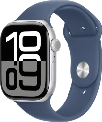 Apple Watch Series 10 OLED 46 mm Digital 416 x 496 Pixeles Pantalla t&aacute;ctil 4G Plata Wifi GPS (sat&eacute;lite)