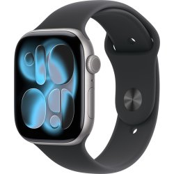 Apple Watch Series 11 OLED 46 mm Digital 416 x 496 Pixeles Pantalla t&aacute;ctil 5G Gris Wifi GPS (sat&eacute;lite)