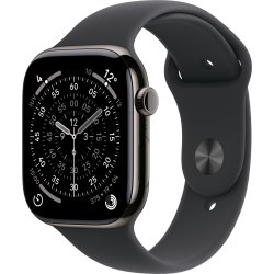 Apple Watch Series 11 OLED 46 mm Digital 416 x 496 Pixeles Pantalla t&aacute;ctil 5G Titanio Wifi GPS (sat&eacute;lite)