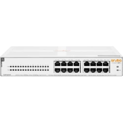 Aruba Instant On 1430 16G Class4 PoE 124W No administrado L2 Gigabit Ethernet (10/100/1000) Energͭa sobre Ethernet (PoE) 1U Blanco [foto 1 de 2]