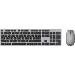 ASUS W5000 teclado RF inalámbrica + USB QWERTY Español Gris [foto 1 de 2]