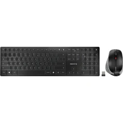 CHERRY DW 9500 SLIM teclado Ratón incluido RF Wireless + Bluetooth QWERTY Español Negro, Gris [foto 1 de 2]